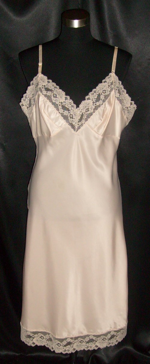 pink satin slip