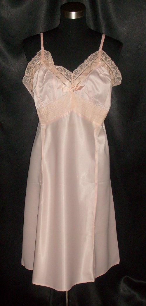pink satin slip