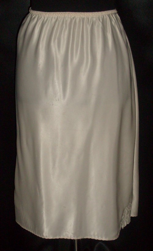 vintage satin half slips